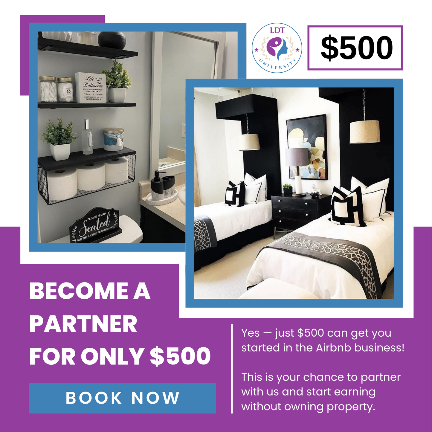 3-Month Airbnb Partnership Opportunity