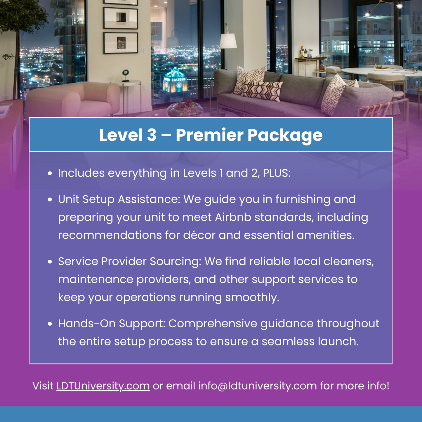 LDT Property Connect - Level 3 Premier Package